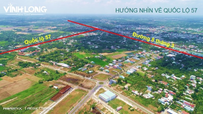vinh long new town nhin ve quoc lo 57